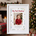 Personalised My First Christmas Photo Print