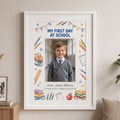 Personalised First Day at School Photo Print