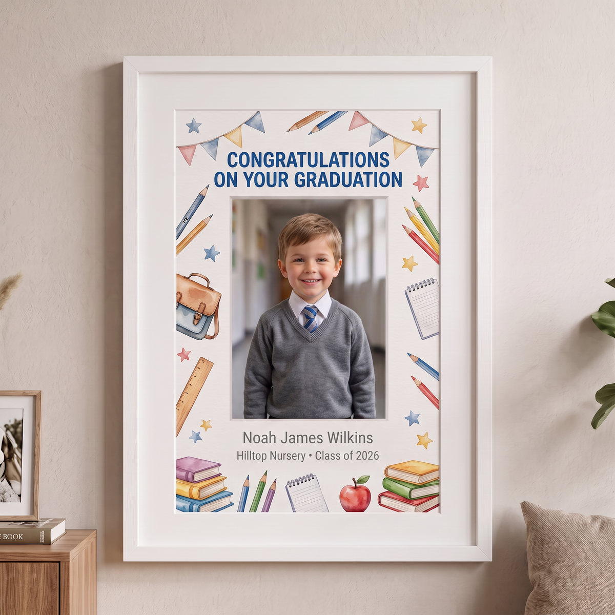 Personalised Graduation Photo Print