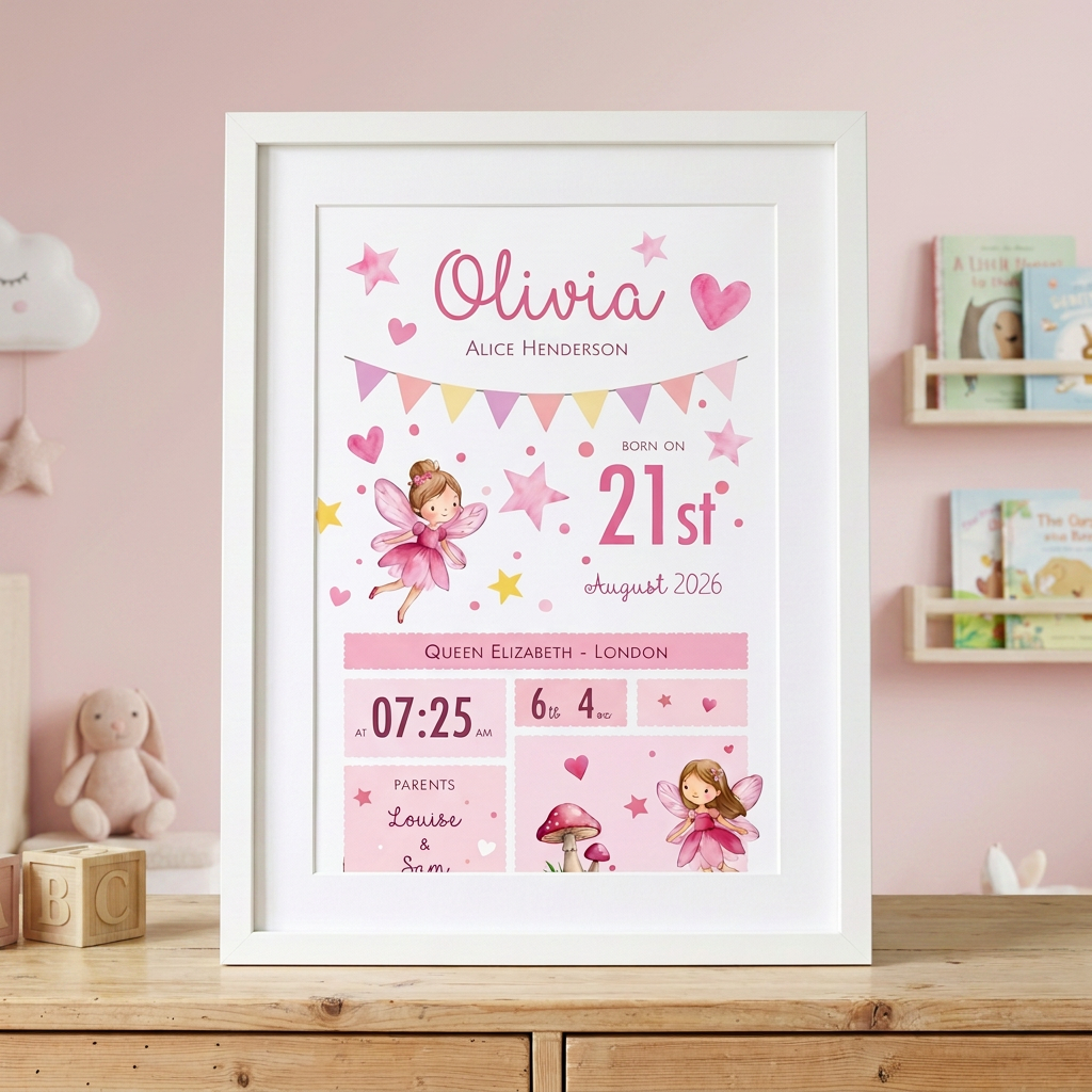Fairy Birth Print