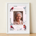 Personalised Robin Photo Print – Robins Appear When Loved Ones Are Near